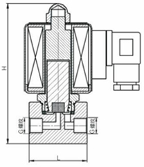 高壓微型電磁閥結構圖